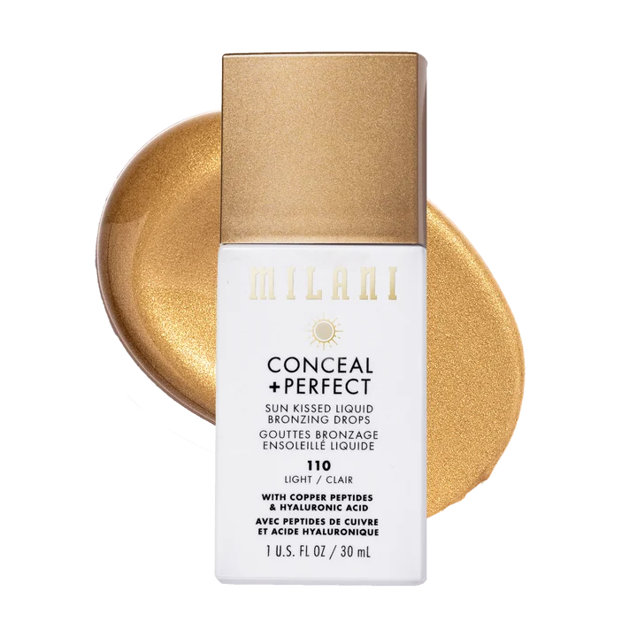 Milani Conceal + perfect bronzing drops