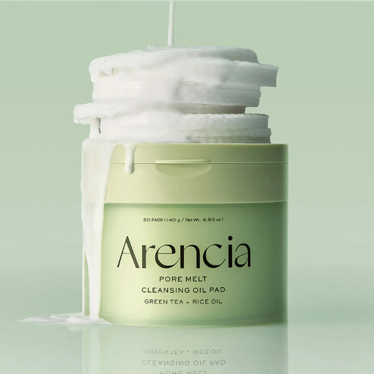 Arencia Pore Melt Cleasing Oil pad green tea + rice oil