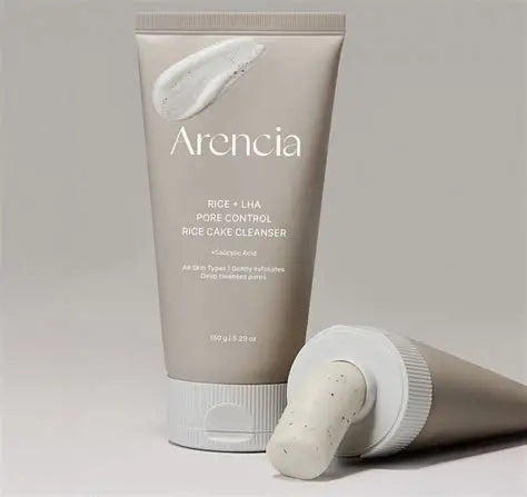 Arencia rice+ LHA pore control rice cake cleanser