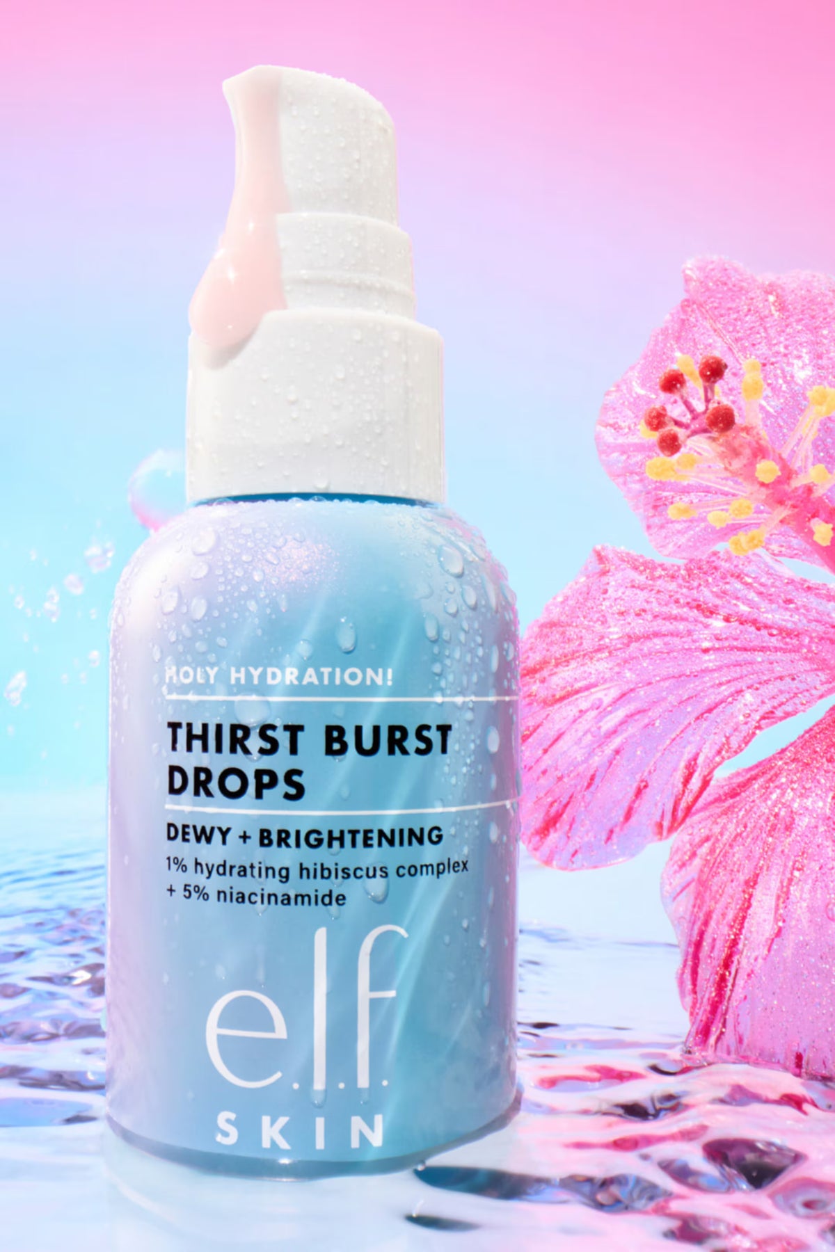Elf Thirst burst drops dewy + brightening