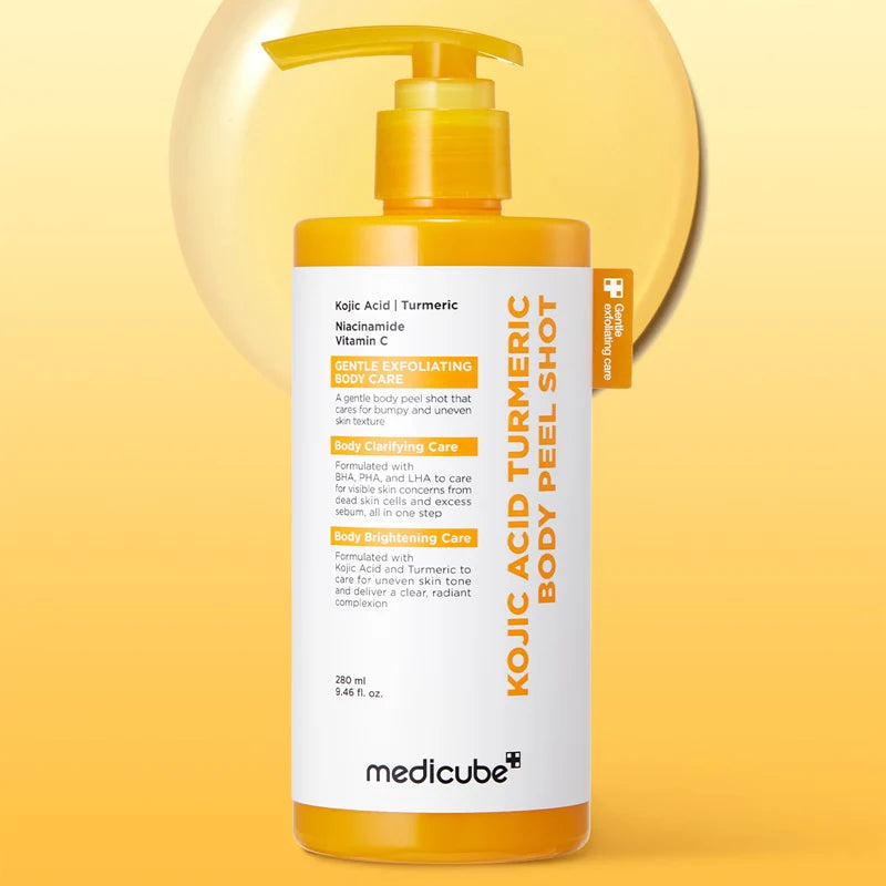 Medicube kojic acid turmeric body peel shot
