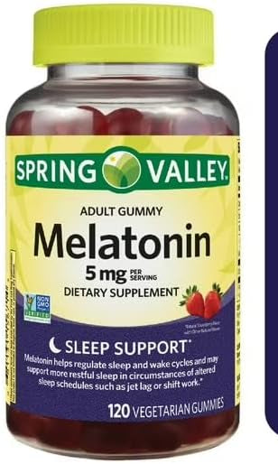 Spring Valley Adult Gummy Melatonin 5 mg sleep support